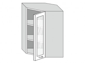 19.60.3у Шкаф настенный (h=913) угловой на 600мм со стекл. дверцей в Каменске-Уральском - kamensk-uralskij.magazinmebel.ru | фото