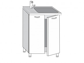 2.60.2мн Шкаф-стол на 600мм под накладную мойку с 2-мя дверцами в Каменске-Уральском - kamensk-uralskij.magazinmebel.ru | фото