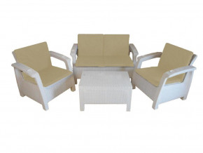 Комплект уличной мебели Yalta Premium Terrace Set белый в Каменске-Уральском - kamensk-uralskij.magazinmebel.ru | фото