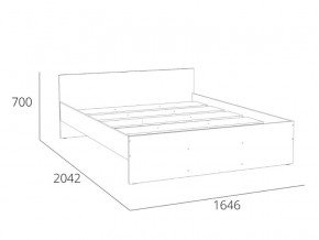 Кровать 1600 НМ 011.53 Симпл Белый Фасадный в Каменске-Уральском - kamensk-uralskij.magazinmebel.ru | фото - изображение 4