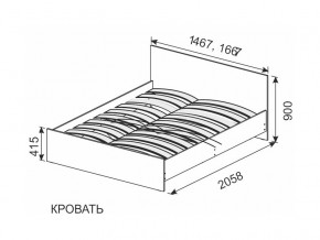 Кровать 1600х2000 ортопедическое основание в Каменске-Уральском - kamensk-uralskij.magazinmebel.ru | фото