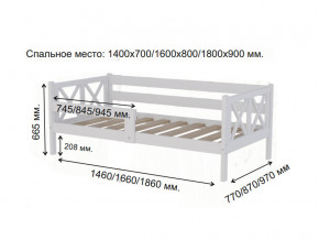 Кровать софа Аист-3 Классика белый 1600х800 мм в Каменске-Уральском - kamensk-uralskij.magazinmebel.ru | фото - изображение 2