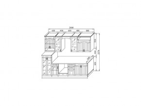 Кухня Кантри 2800 мм в Каменске-Уральском - kamensk-uralskij.magazinmebel.ru | фото - изображение 2