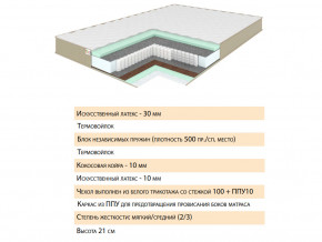 Матрас Тиссая 120х200 в Каменске-Уральском - kamensk-uralskij.magazinmebel.ru | фото - изображение 2