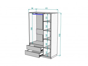 Шкаф Malta light H298 Белый в Каменске-Уральском - kamensk-uralskij.magazinmebel.ru | фото - изображение 2