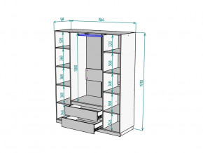 Шкаф Malta light H302 Белый в Каменске-Уральском - kamensk-uralskij.magazinmebel.ru | фото - изображение 2