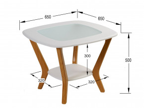 Стол журнальный Мельбурн Белый в Каменске-Уральском - kamensk-uralskij.magazinmebel.ru | фото - изображение 2