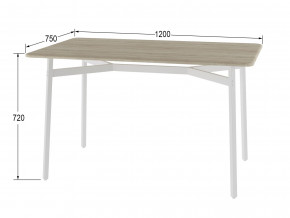 Стол обеденный Кросс дуб санремо/белый в Каменске-Уральском - kamensk-uralskij.magazinmebel.ru | фото - изображение 2